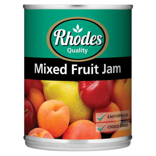 Rhodes Quality Mixed Fruit Jam Can 450g