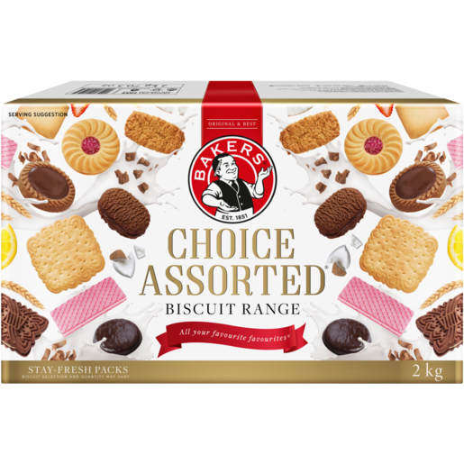 Bakers Choice Assorted Range Biscuits 2kg
