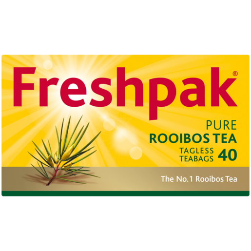 Freshpak Pure Rooibos Tagless Teabags 40 Pack
