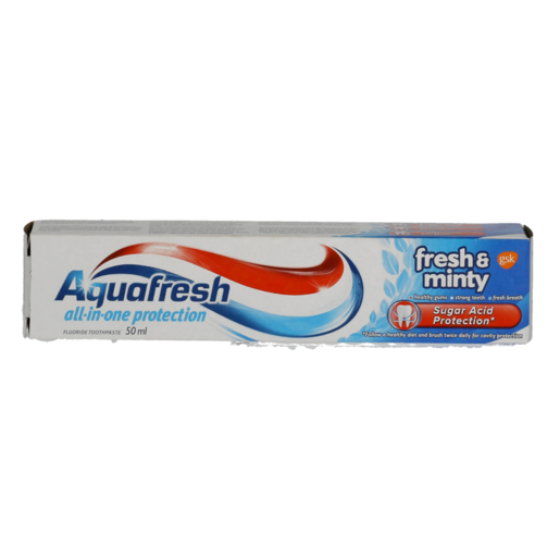 Aquafresh Fresh and Minty Toothpaste 50ml 