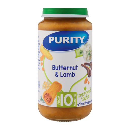 PURITY Butternut & Lamb Baby Food 10 Months+ 250ml