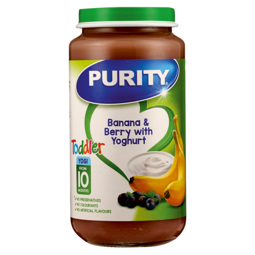 PURITY Banana & Berry With Yoghurt Baby Food 250ml