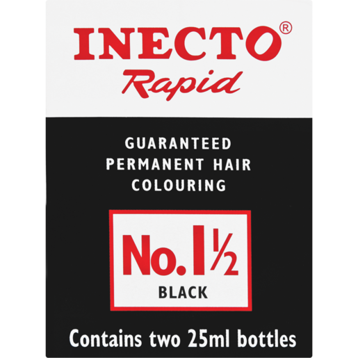 Inecto Permanent Black Hair Colour 25ml