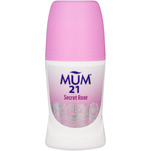 MUM 21 Secret Rose Anti-Perspirant Roll-On Deodorant 50ml 