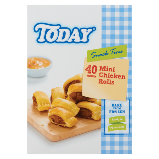Today Frozen Mini Chicken Rolls 40 Pack