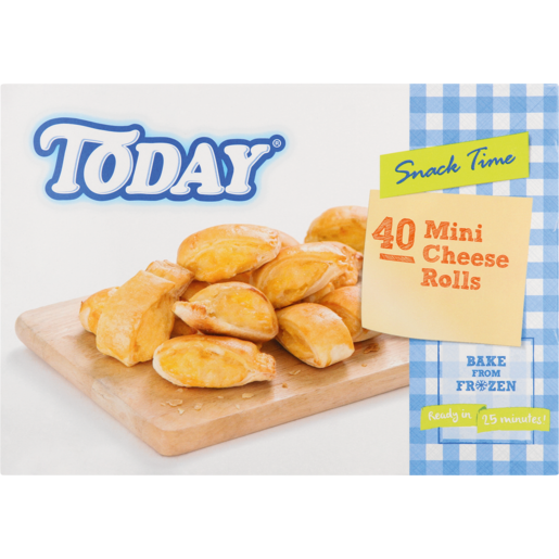 Today Frozen Cheese Puff Party Snacks 40 Pack