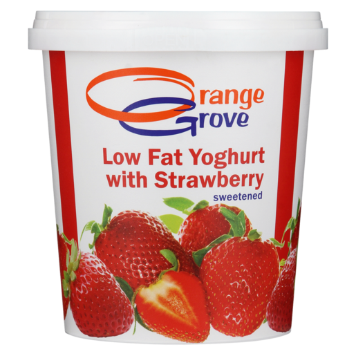 Orange Grove Strawberry Flavoured Low Fat Yoghurt 1L