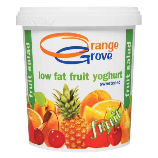 Orange Grove Low Fat Fruit Yoghurt 1L