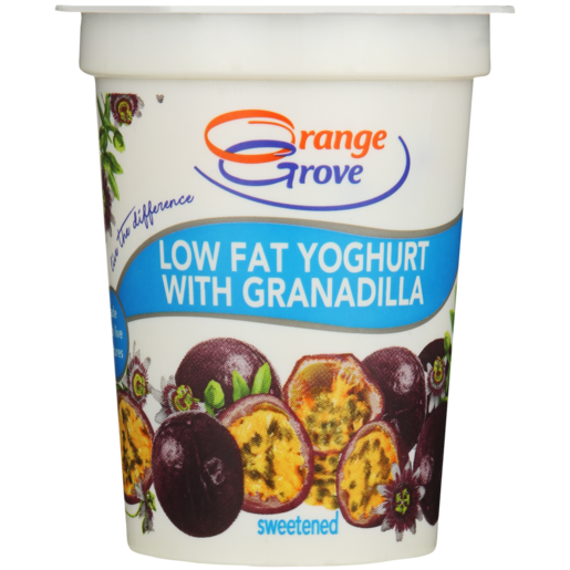 Orange Grove Low Fat Granadilla Flavoured Yoghurt Tub 175g
