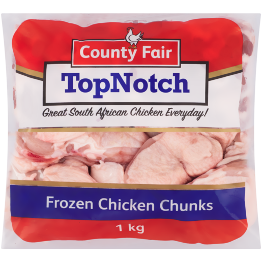 County Fair Top Notch Frozen Chicken Chunks 1kg