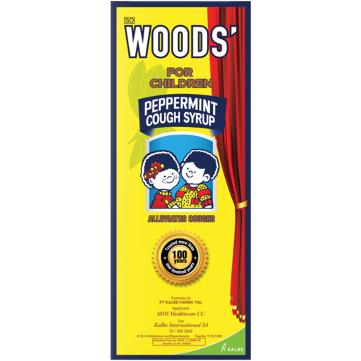 Woods Peppermint Cough Syrup for Children 100ml 