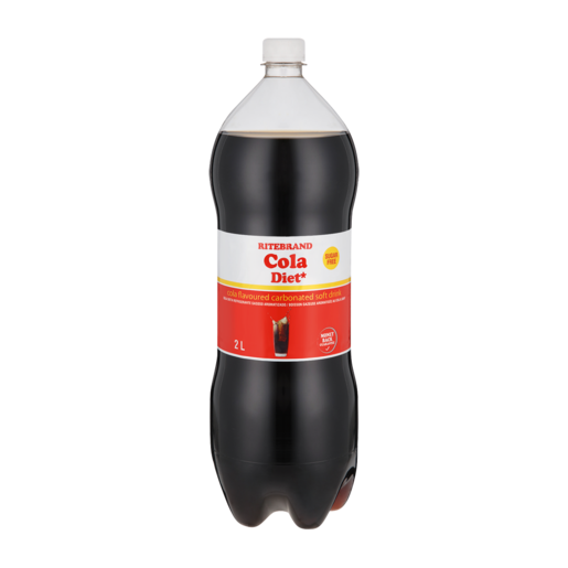 Ritebrand Cola Flavoured Diet Carbonated Soft Drink 2L
