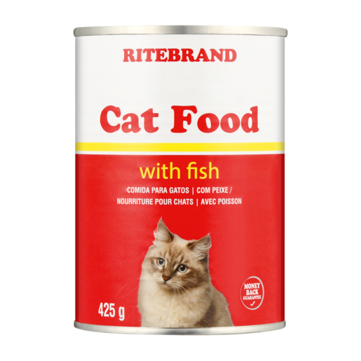 Ritebrand Cat Food With Fish 425g
