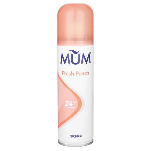 Mum Fresh Peach Ladies Deodorant Spray 120ml
