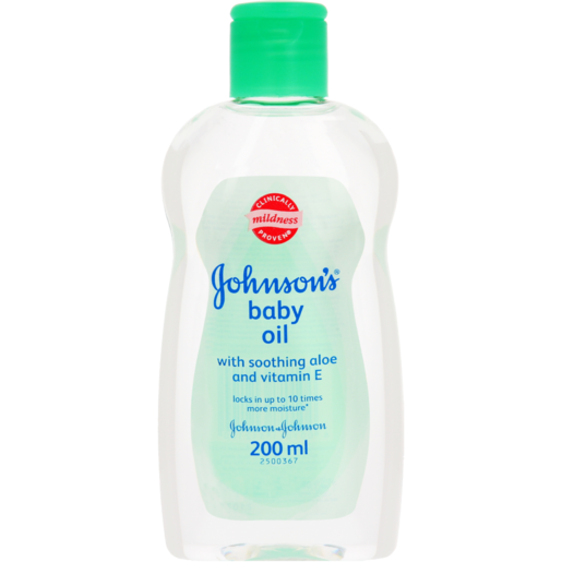 Johnson's Aloe Vera Baby Oil 200ml