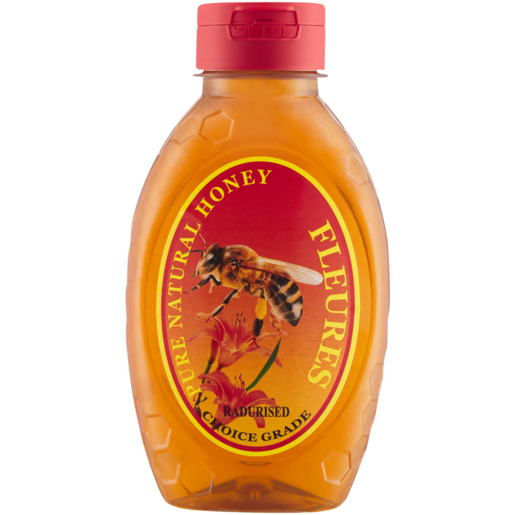 Fleures Radurised Pure Natural Honey Squeeze Bottle 500g