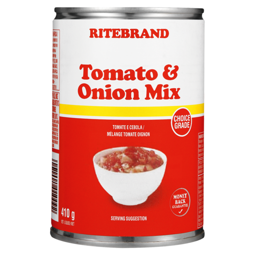 Ritebrand Tomato & Onion Mix Can 410g
