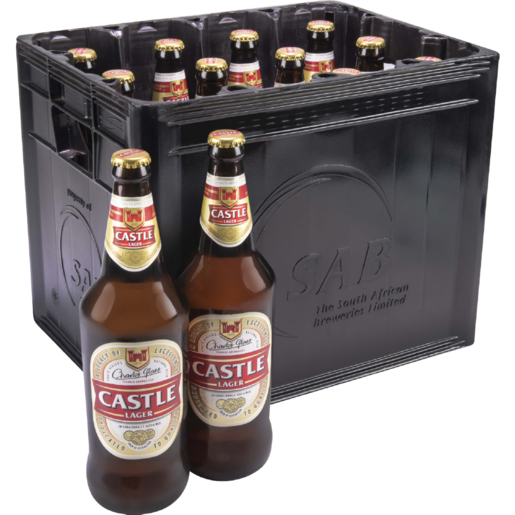 Castle Lager Beer Bottles 12 x 750ml