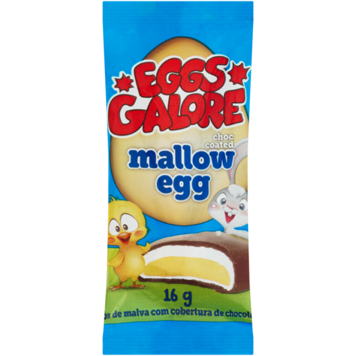 Eggs Galore Chocolate Coated Mallow Egg 16g 