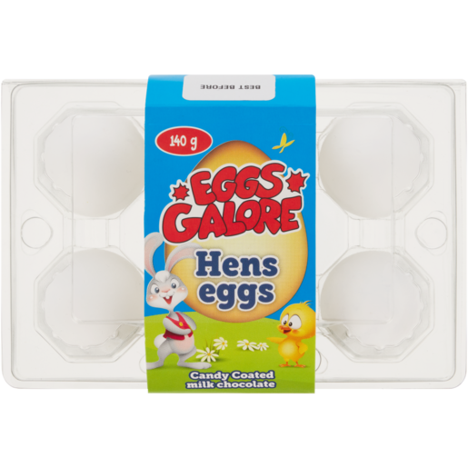 Eggs Galore Candy Coated Hens Easter Eggs 140g