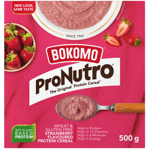 ProNutro Wheat & Gluten Free Strawberry Flavoured Protein Cereal 500g