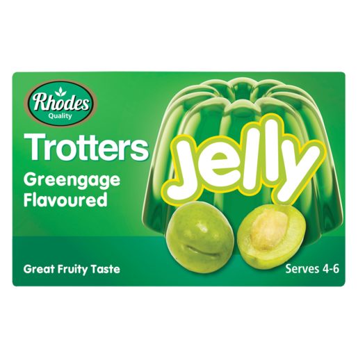 Rhodes Trotters Greengage Flavoured Instant Jelly 40g