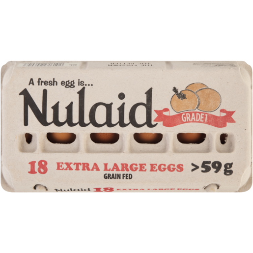 Nulaid Extra Large Eggs 18 Pack