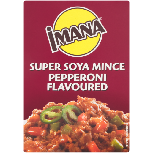 Imana Pepperoni Flavoured Super Soya Mince 400g