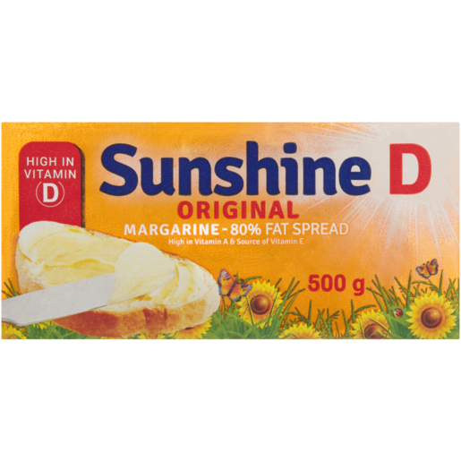 Sunshine D Original Margarine Brick 500g