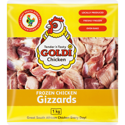 Goldi Chicken Frozen Chicken Gizzards 1kg