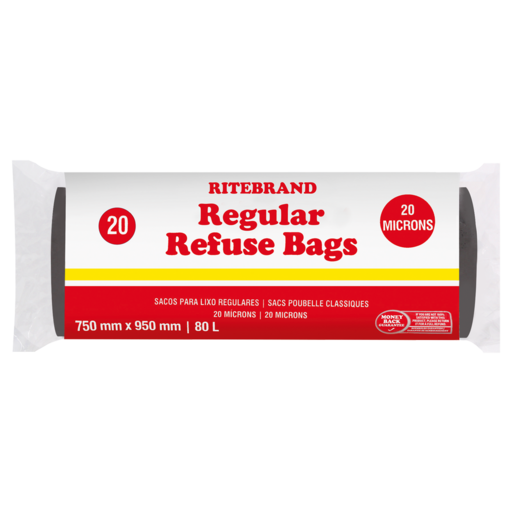 Ritebrand Regular Refuse Bags 20 Pack