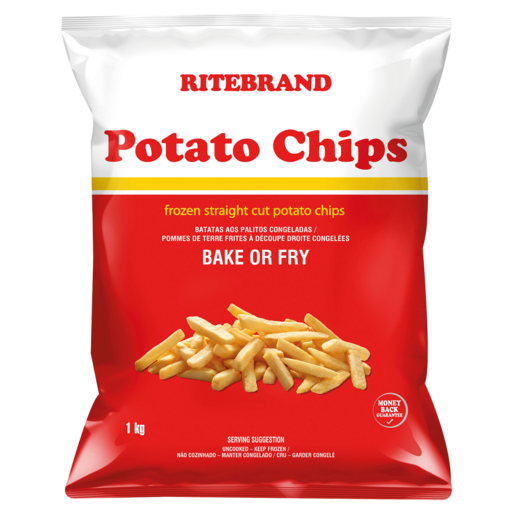 Ritebrand Frozen Potato Chips 1kg