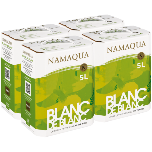 Namaqua Blanc De Blanc White Wine Boxes 4 x 5L