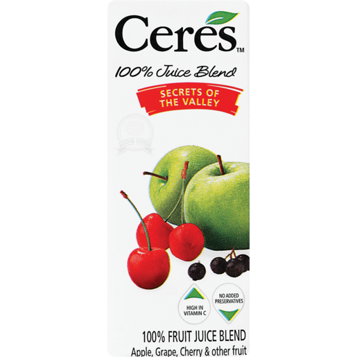 Ceres 100% Secrets Of The Valley Fruit Juice 200ml