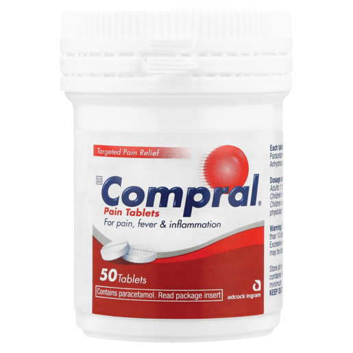 Compral Pain Tablets 50 Pack