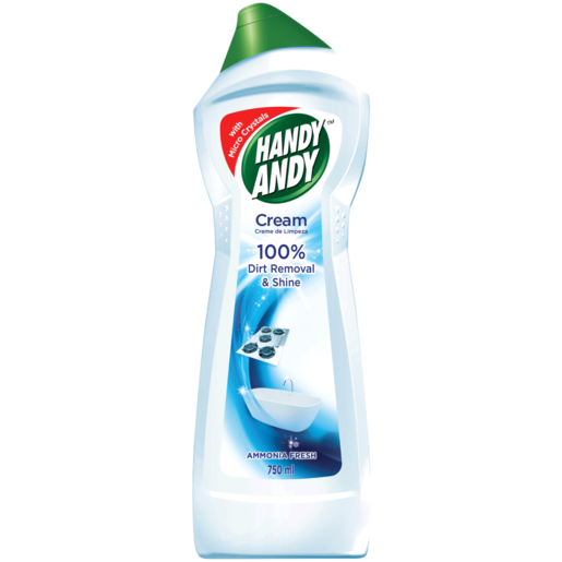 Handy Andy Ammonia Fresh Household Cleaning Cream With Micro Crystals 750ml