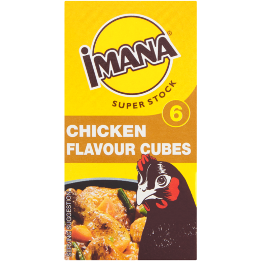 Imana Chicken Flavoured Stock Cubes 6 Pack