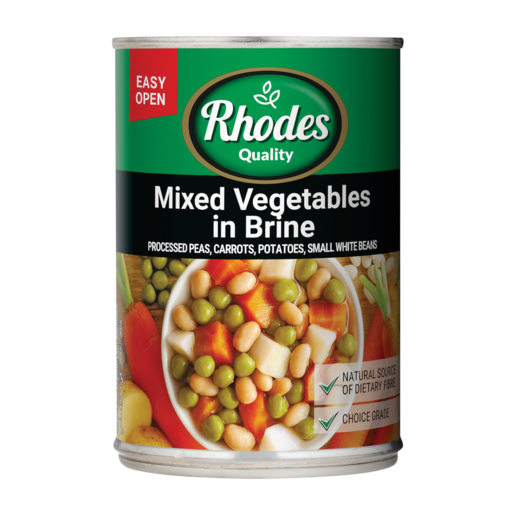 Rhodes Mixed Vegetables In Brine Can 410g