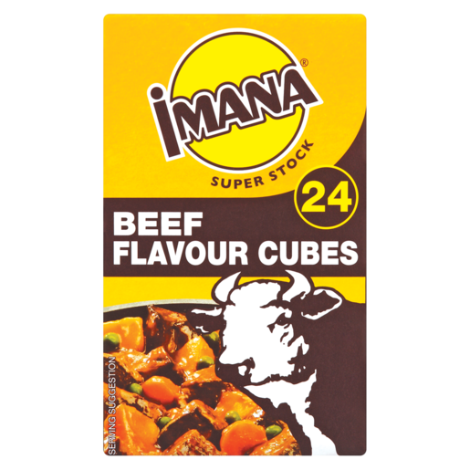 Imana Super Stock Beef Flavoured Cubes 24 Pack