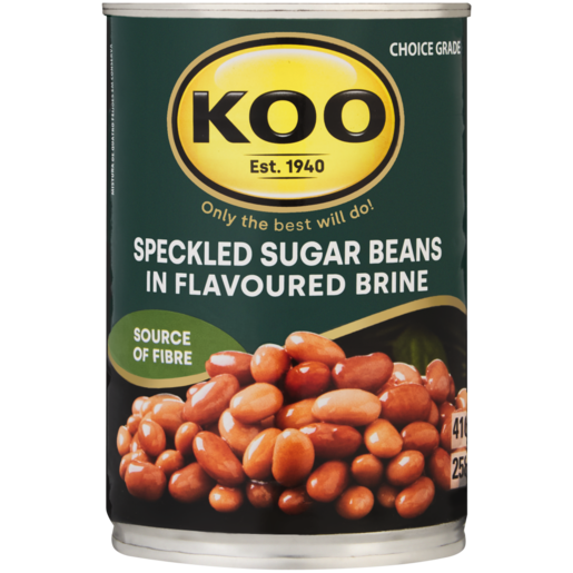 KOO Speckled Sugar Beans In Brine Can 410g