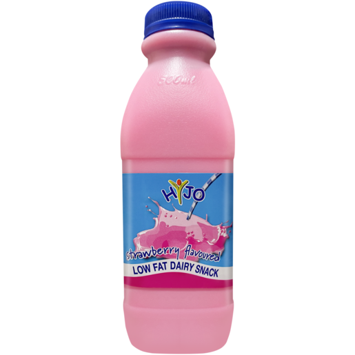 Hyjo Strawberry Flavoured Low Fat Dairy Snack 500ml