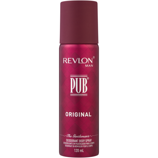 Revlon Man Original Pub Deodorant Body Spray 120ml