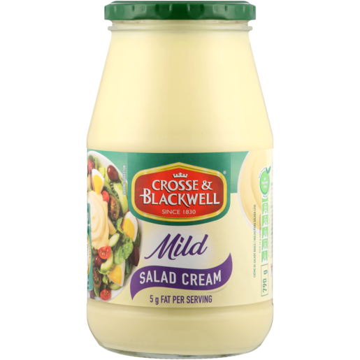 Crosse & Blackwell Mild Salad Cream Jar 790g