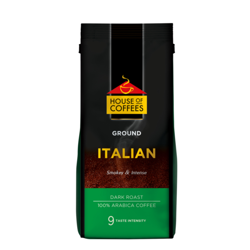 House of Coffees Italian Ground Arabica Coffee 250g