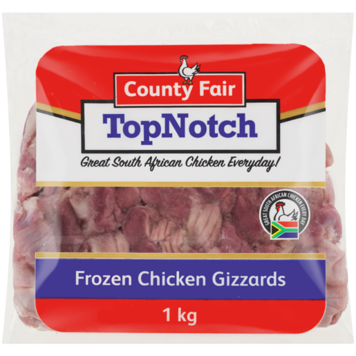 County Fair Top Notch Frozen Chicken Gizzards 1kg