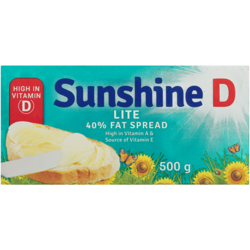 Sunshine D Lite 40% Fat Spread 500g