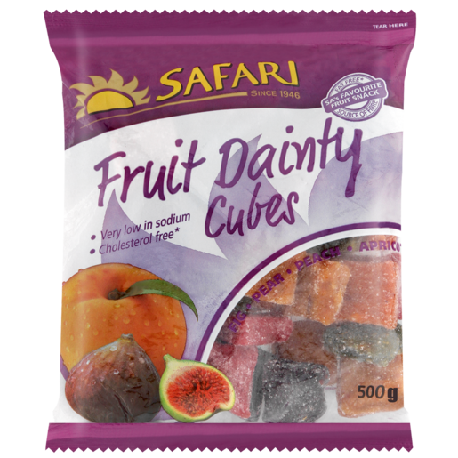 SAFARI Dried Fruit Dainty Cubes 500g