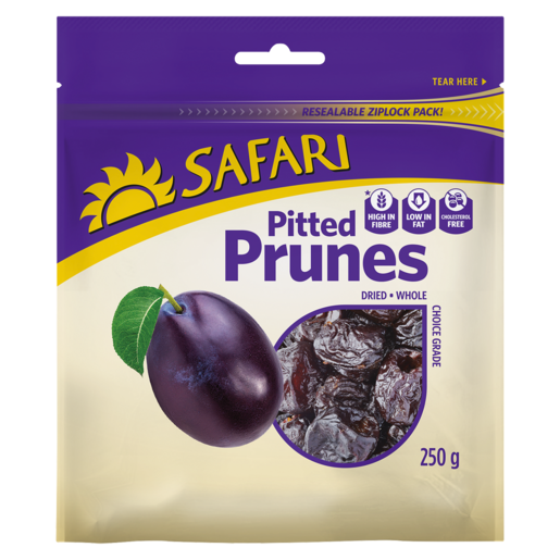 SAFARI Dried Pitted Prunes 250g
