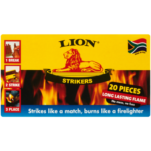 Lion Strikers Firelighters 20 Pack