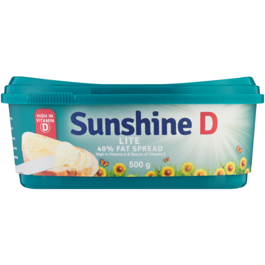 Sunshine D Lite 40% Fat Spread 500g